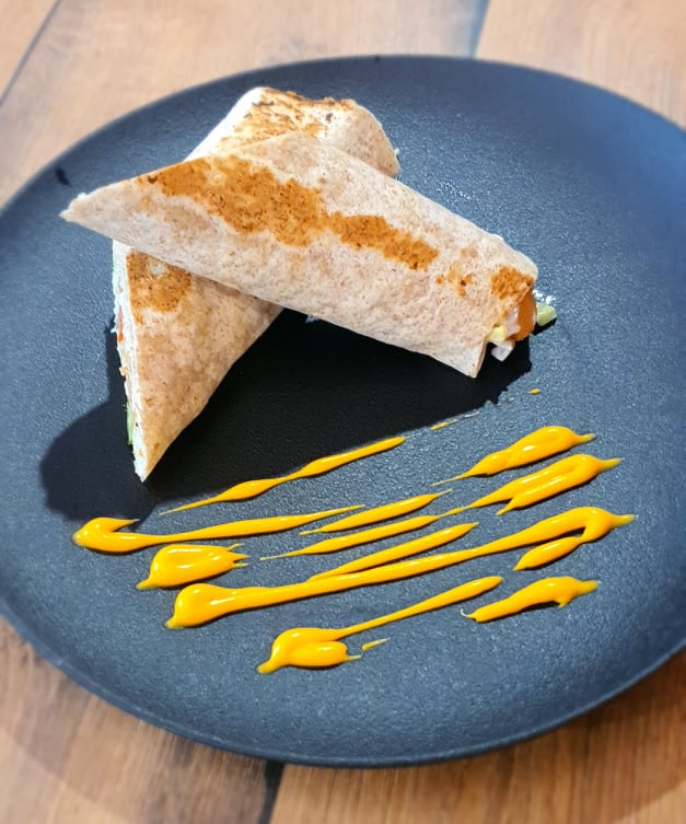 Fitt tortilla roston sült csirkével
