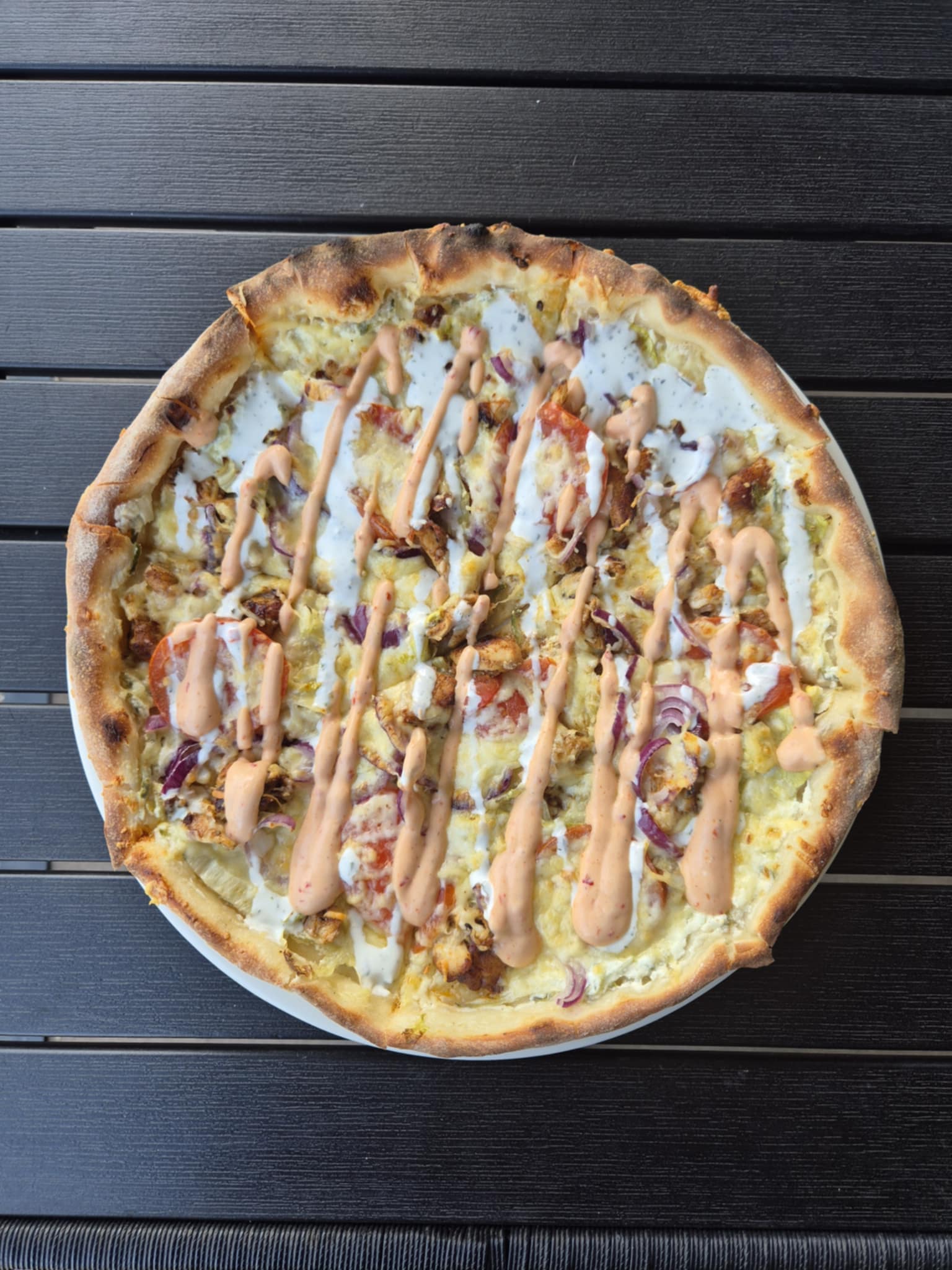 Gyros pizza